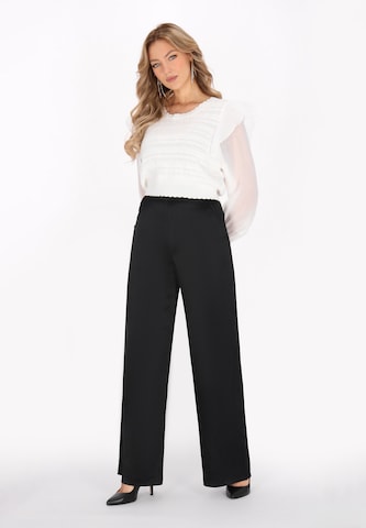 faina - Pullover em branco