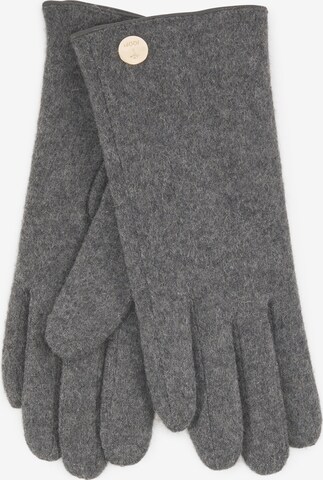 JOOP! Full Finger Gloves in Grey: front