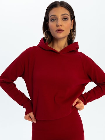 Nudyess - Sudadera 'Brooklyn' en rojo