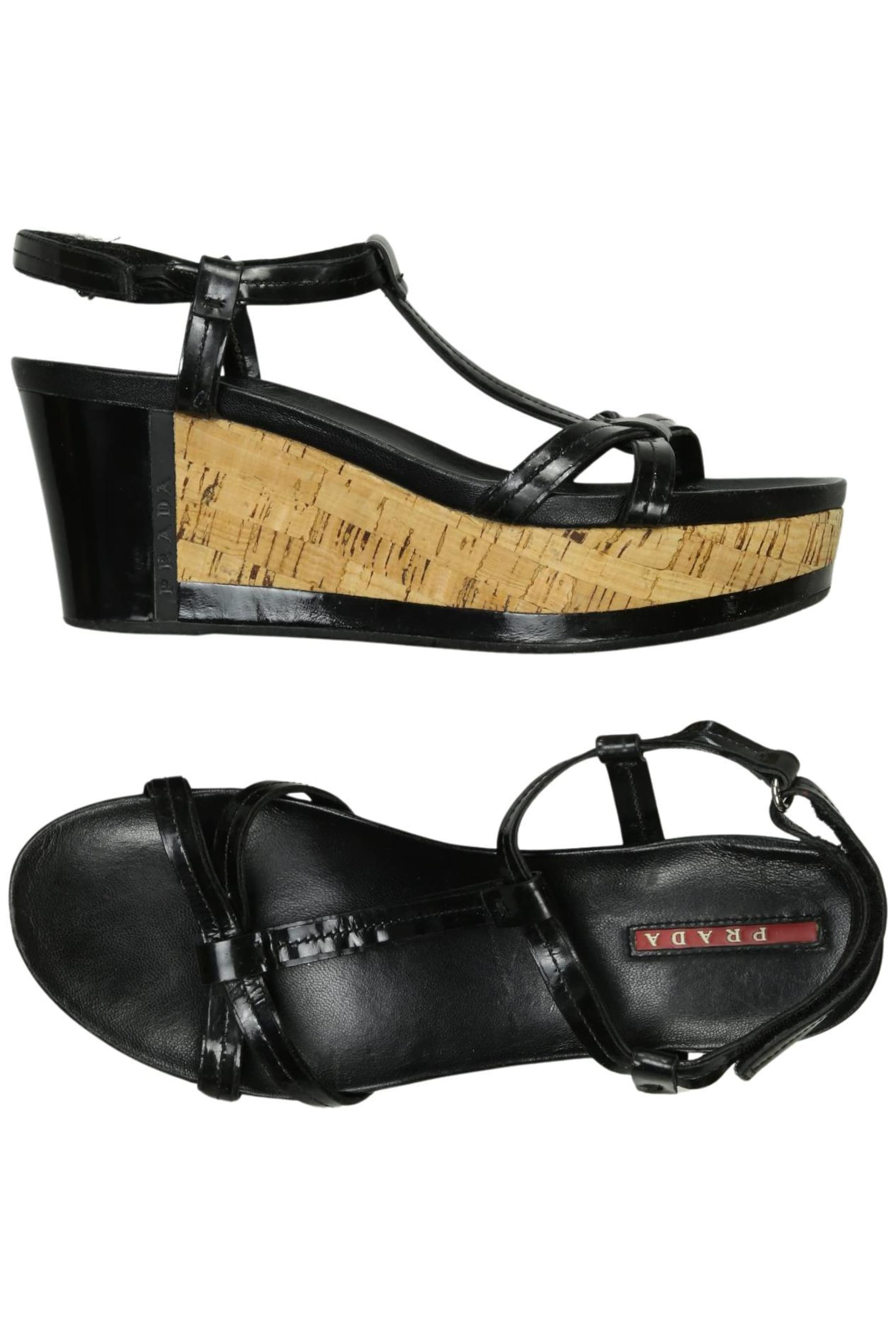 PRADA Sandals & High-Heeled Sandals in 39 in Black, Item view