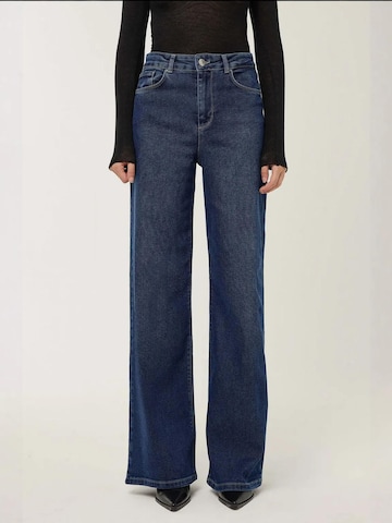 Hiccup - Perna larga Calças de ganga em azul: frente