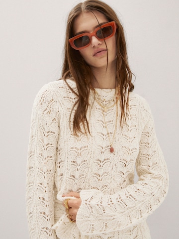 MANGO Sweater 'Duchi' in Beige