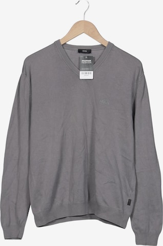 BOSS Black Pullover XL in Grau: Vorderseite