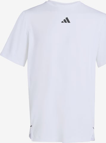 ADIDAS PERFORMANCE Performance Shirt 'D4T POWER' in White: front