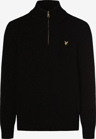 Pull-over Lyle & Scott en noir : devant