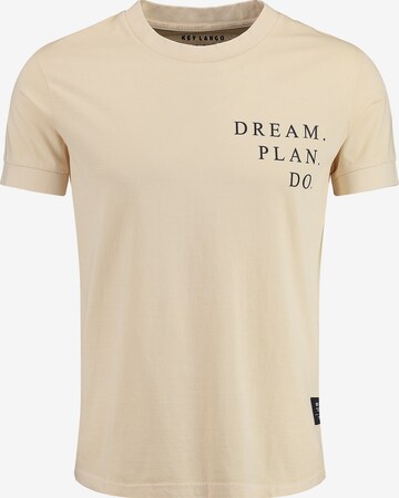 Key Largo Shirt 'MT PLAN' in Beige: front