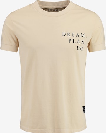 T-Shirt 'MT PLAN' Key Largo en beige : devant