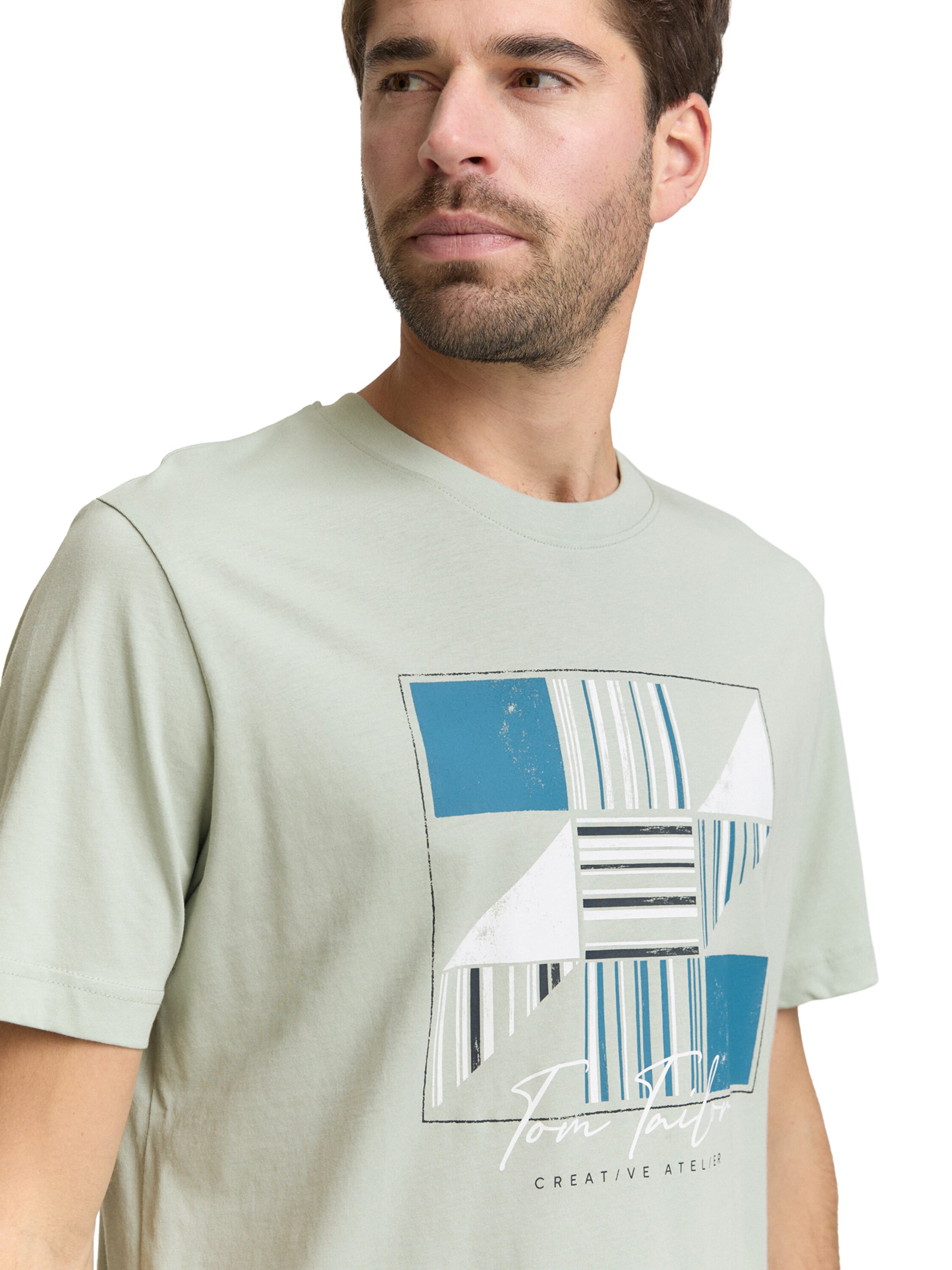 TOM TAILOR - Camiseta en verde