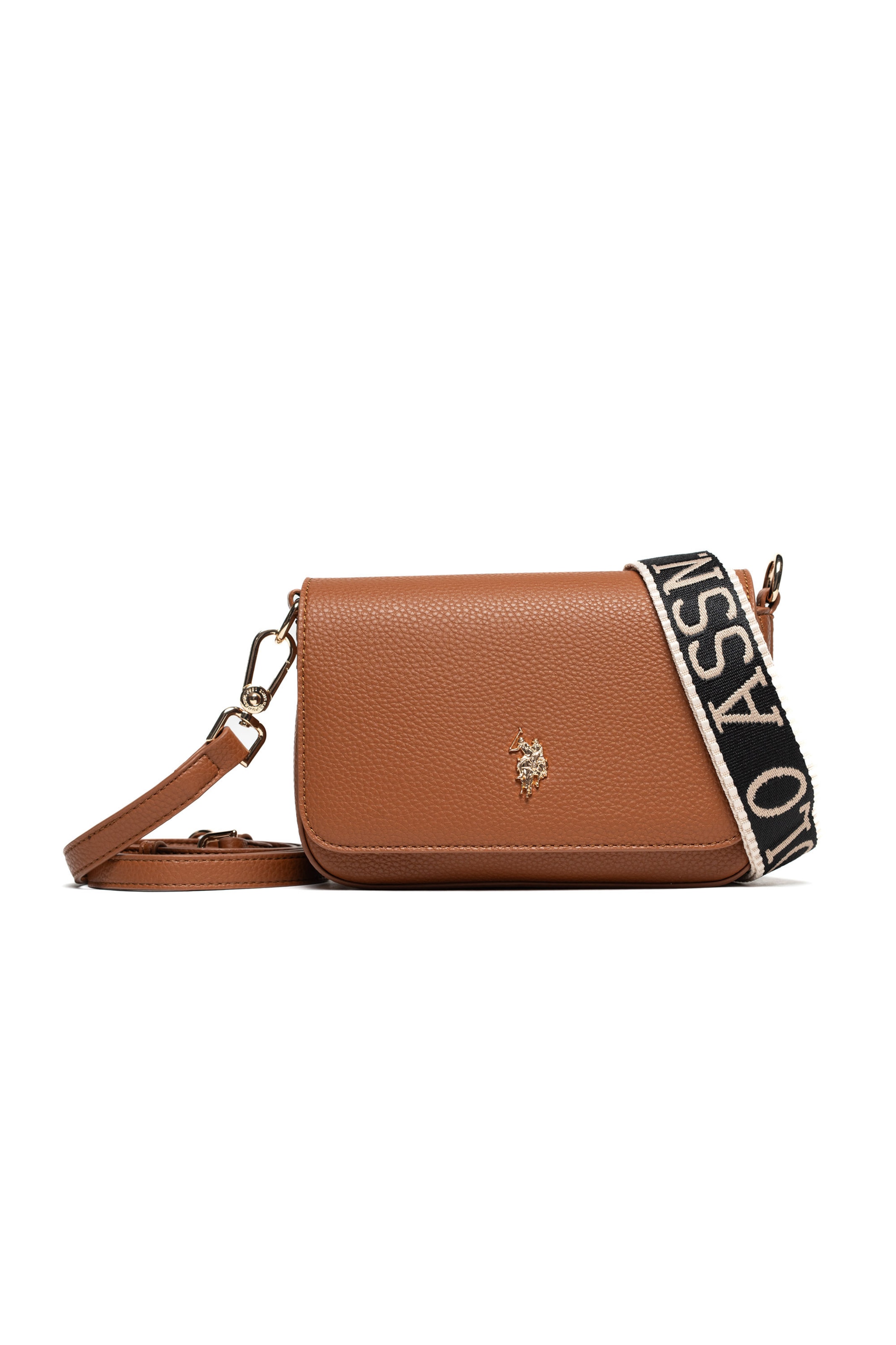 U.S. POLO ASSN. Handbag 'MANSION' in Brown: front