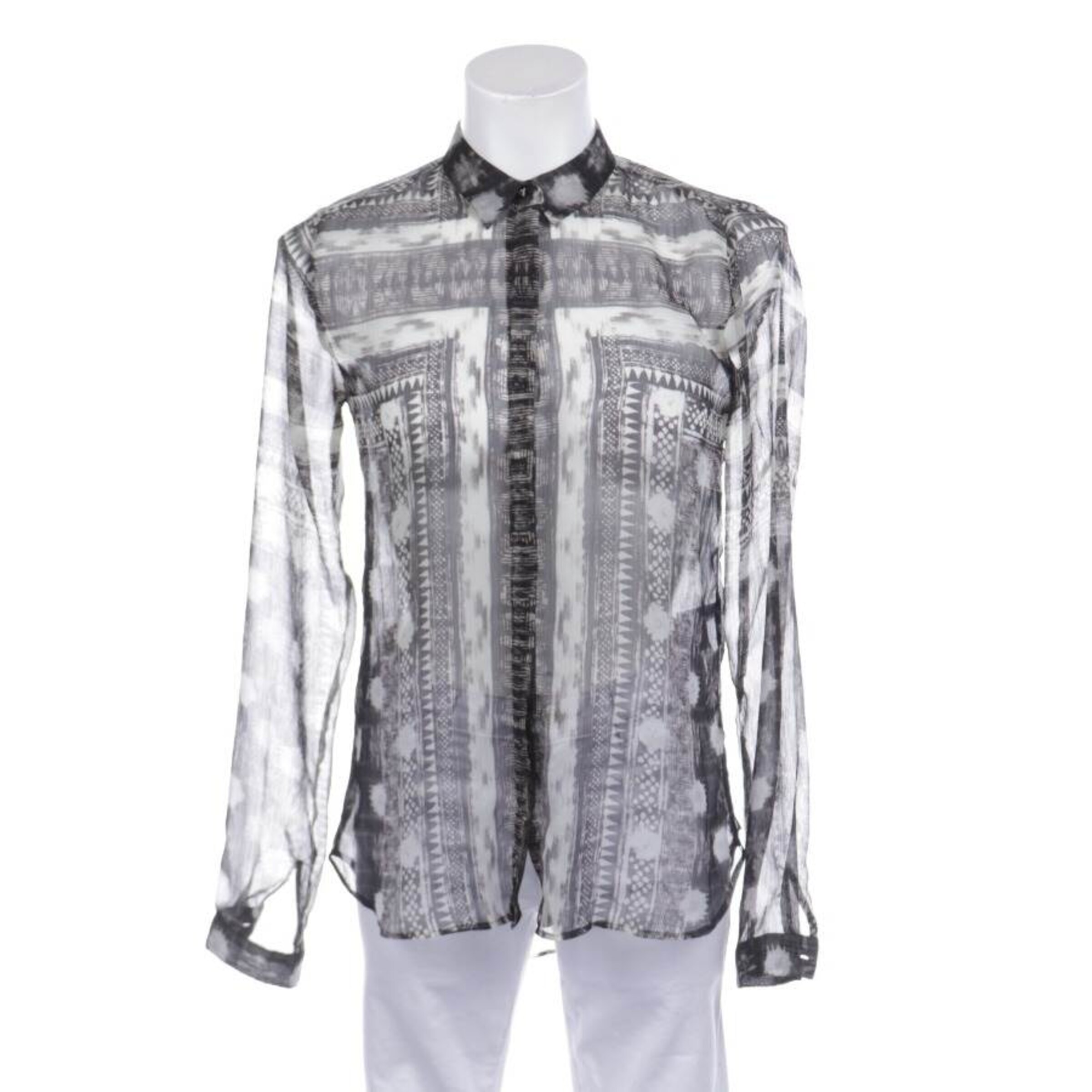 Rich & Royal Blouse & Tunic in XS in Grey: front