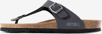 Bayton T-Bar Sandals 'Mercure' in Grey: front