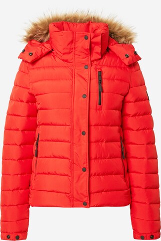 Veste d’hiver 'Fuji' Superdry en rouge : devant