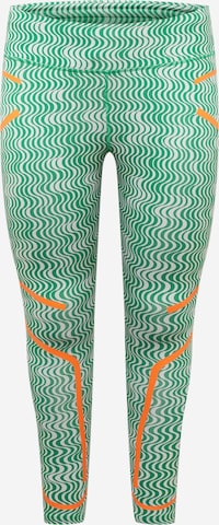 adidas by Stella McCartney Workout Pants in Green: front