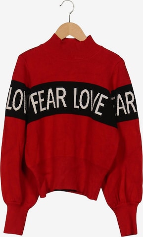 WRSTBHVR Pullover S in Rot: Vorderseite