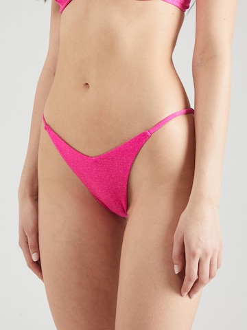 Pantaloncini per bikini di NLY by Nelly in rosa: frontale