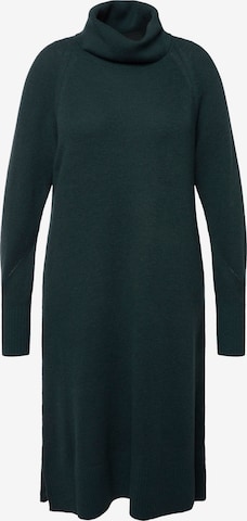 Ulla Popken Knitted dress in Green: front