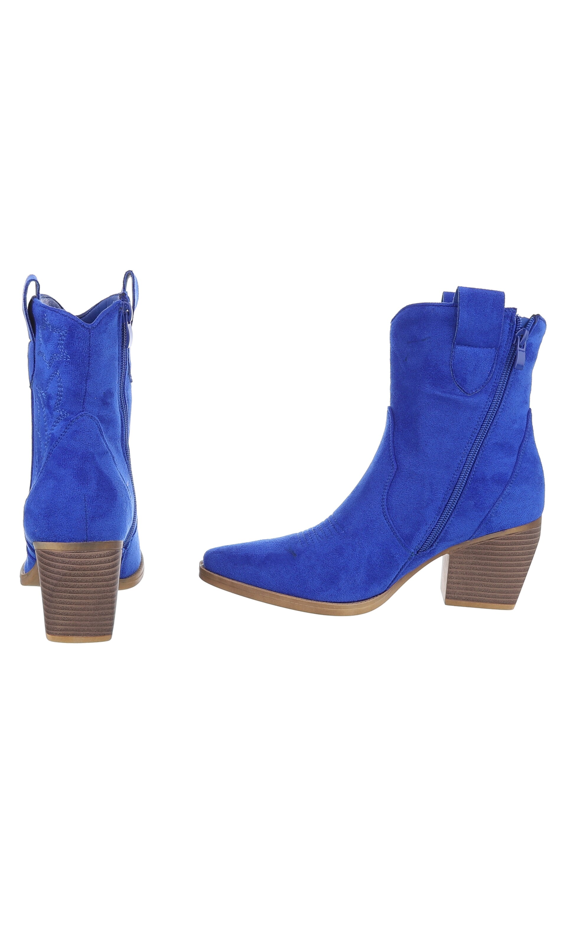 Ital-Design Cowboy Boots in Blue