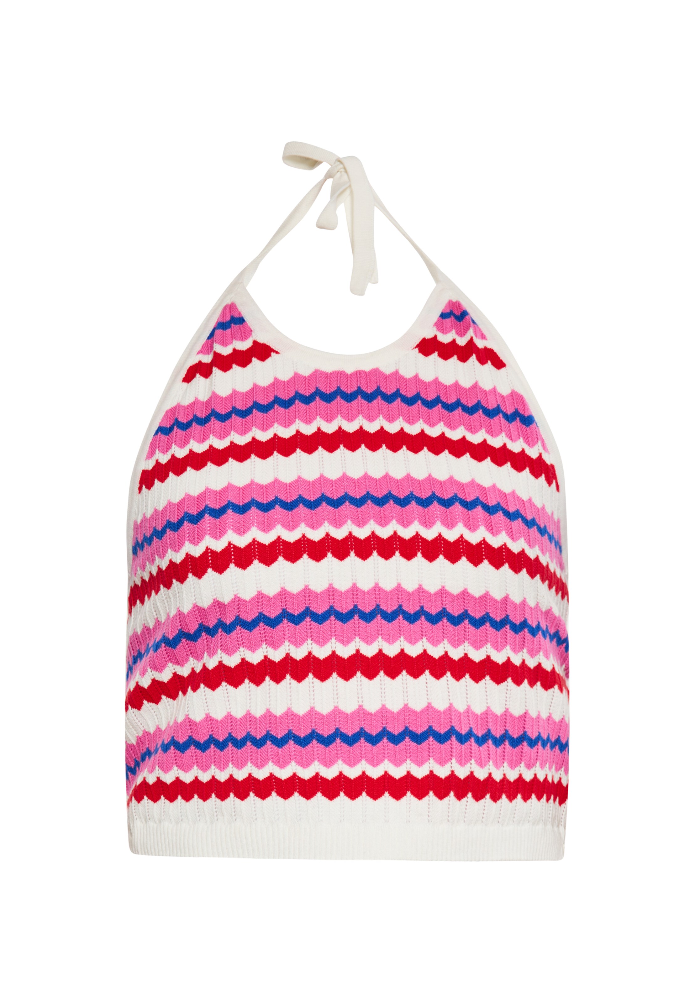 ebeeza Knitted Top in Mixed colors: front