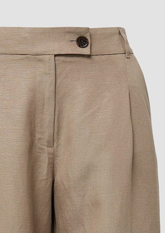 s.Oliver BLACK LABEL Wide leg Broek in Bruin