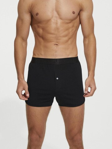 SEOBEAN Boxershorts 'Baumwolle Boxer Shorts Home Classic'‌‌‌‌‌‌‌ in Schwarz: Vorderseite