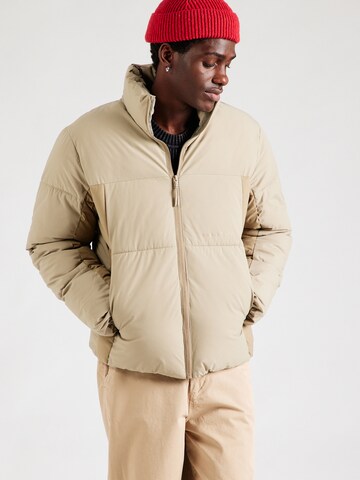 JACK & JONES Φθινοπωρινό και ανοιξιάτικο μπουφάν 'JORVESTERBRO' σε μπεζ: μπροστά