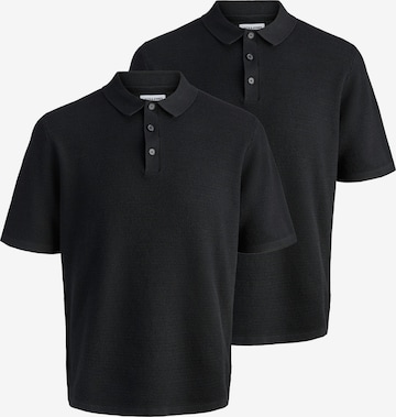 JACK & JONES Shirt 'George' in Zwart: voorkant