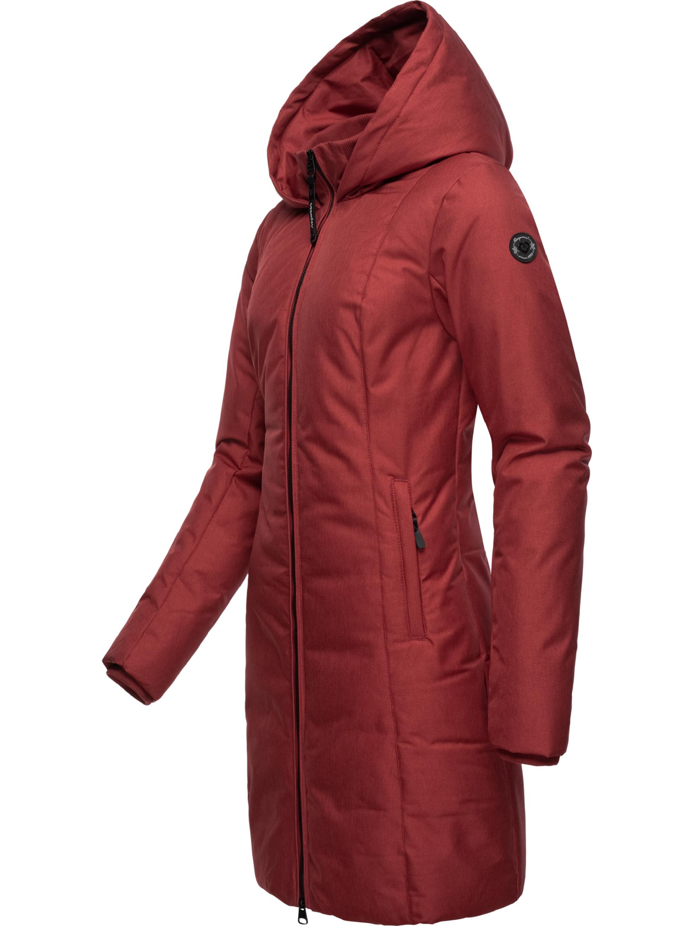 Ragwear Zimní kabát 'Amarri' – červená