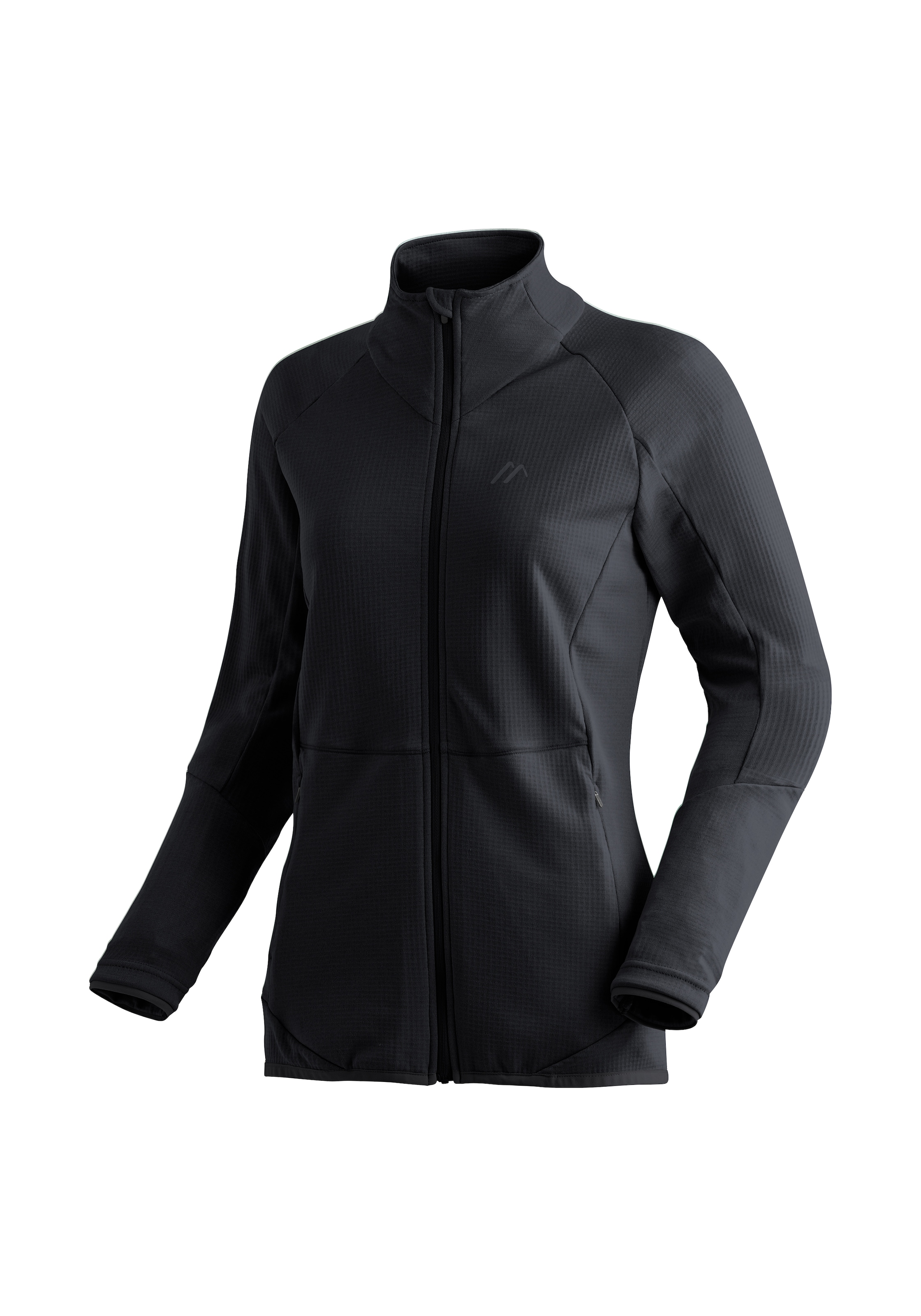 Maier Sports Funktionsfleecejacke in Schwarz