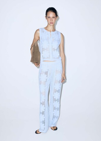 MANGO Vest 'Daisy' in Blue