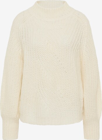 ETERNA Sweater 'Even' in White: front