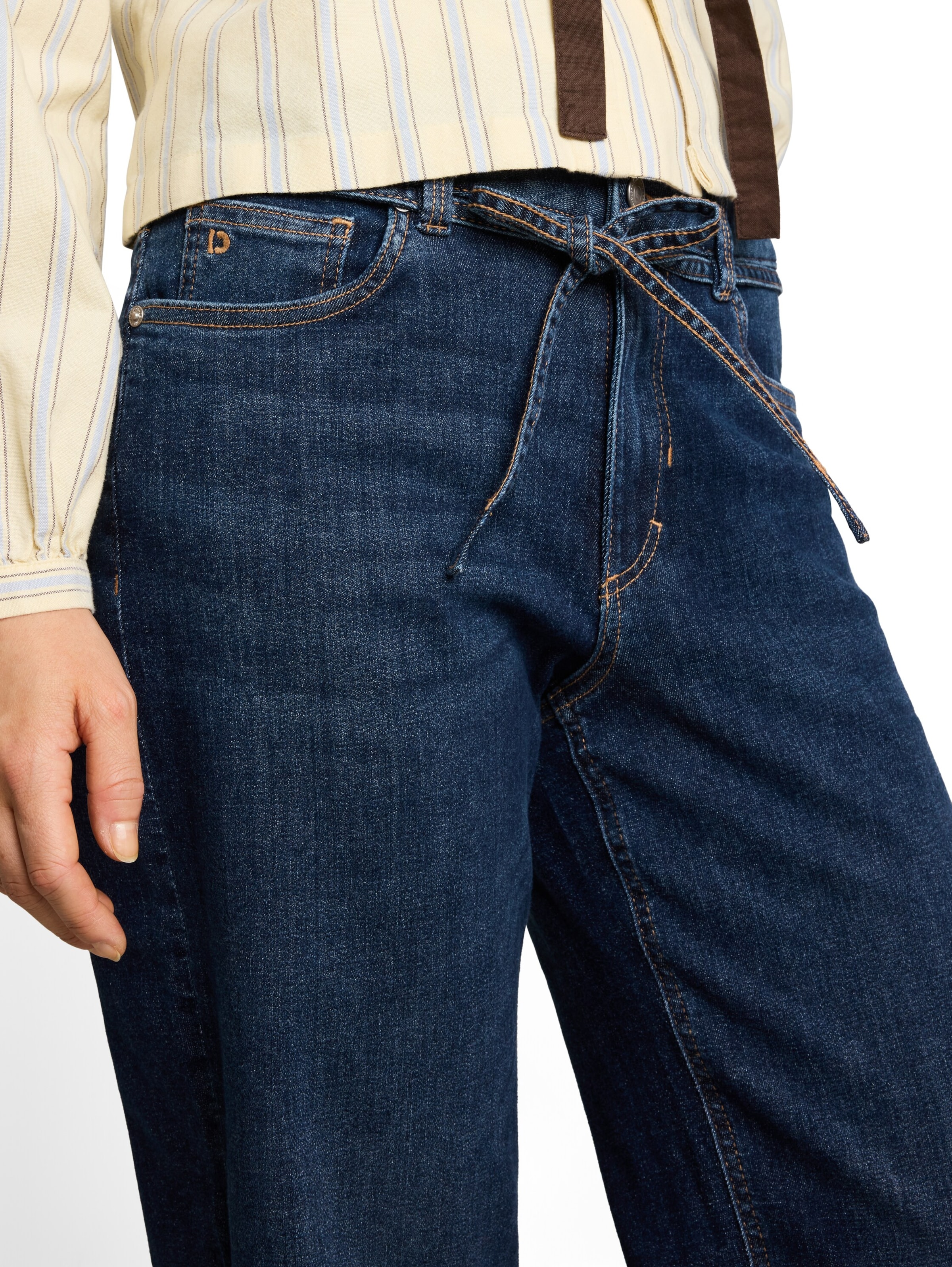 TOM TAILOR DENIM Široke hlačnice Kavbojke | modra barva