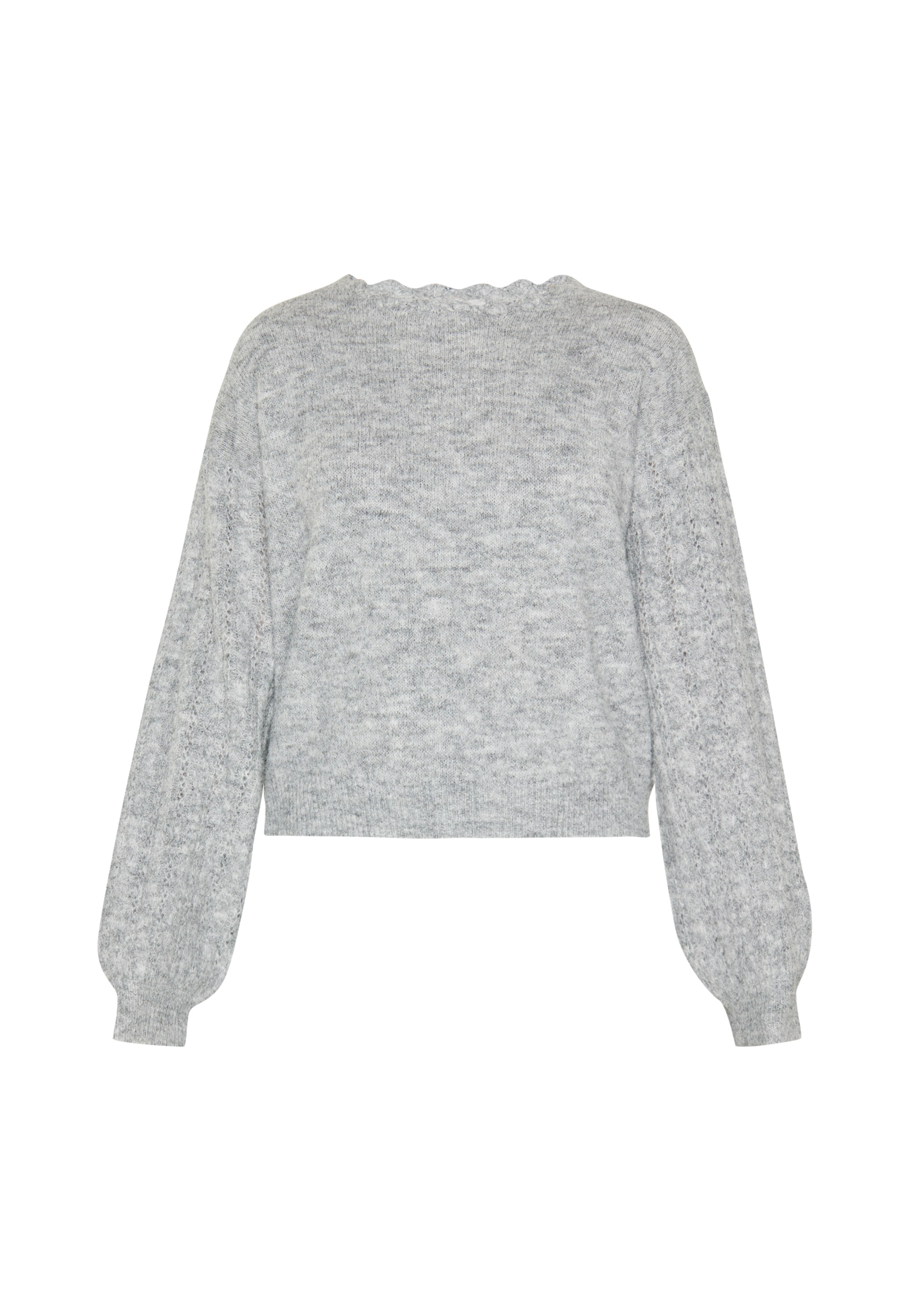 Usha Pullover in Grau: Vorderseite
