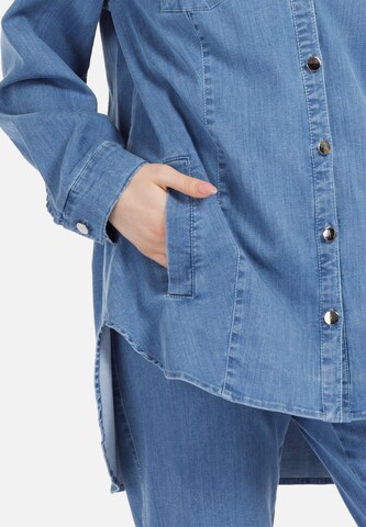 HELMIDGE Jeansjacke in Blau