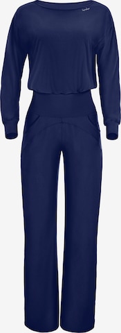 Winshape Jumpsuit in Blauw: voorkant