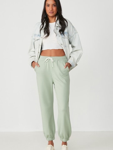 Pantalon C&City en vert : devant