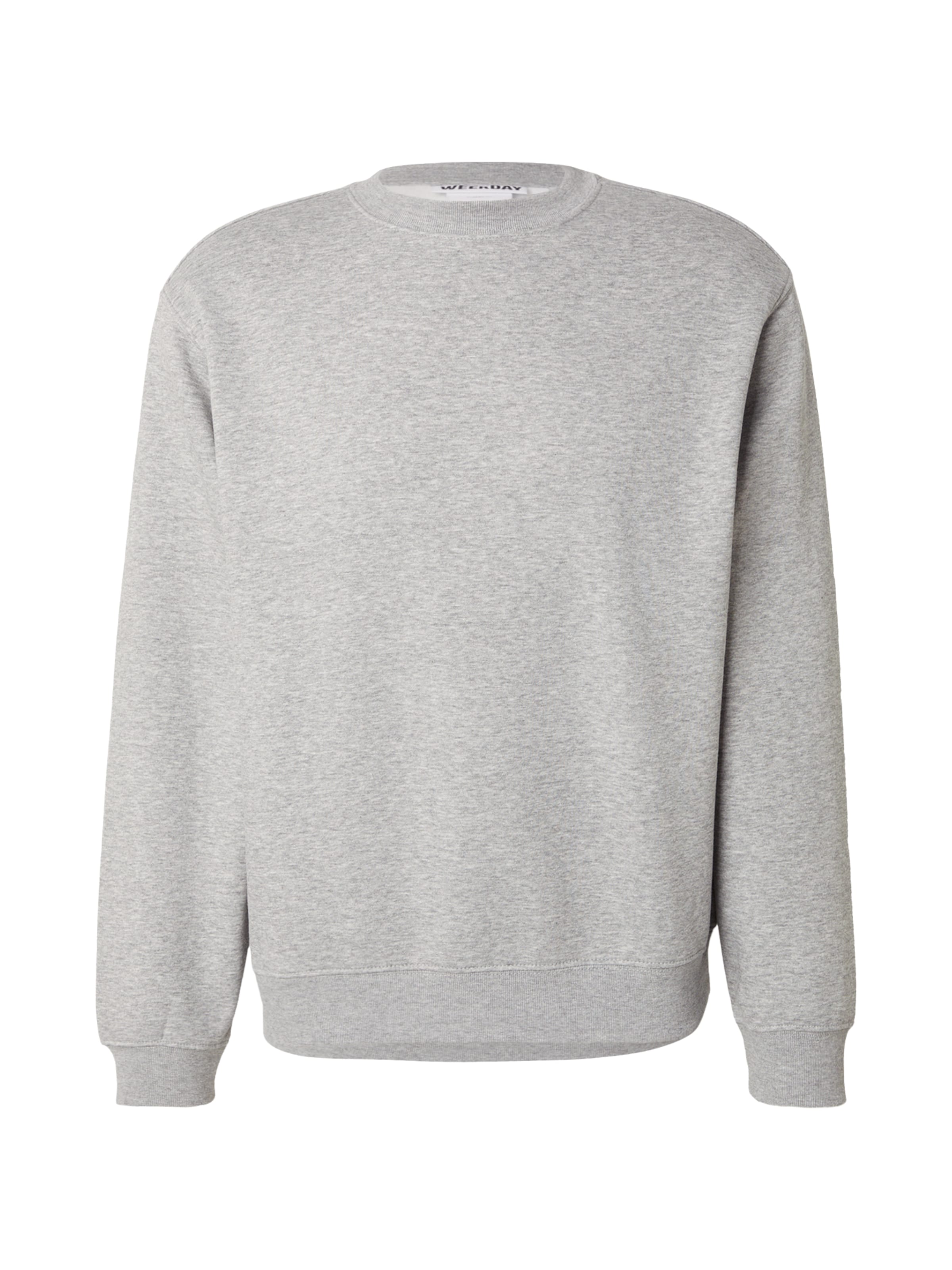 WEEKDAY Sweatshirt 'Classic' i grå: forside