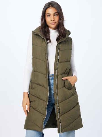 ABOUT YOU Vest 'Carolin' in Green: front