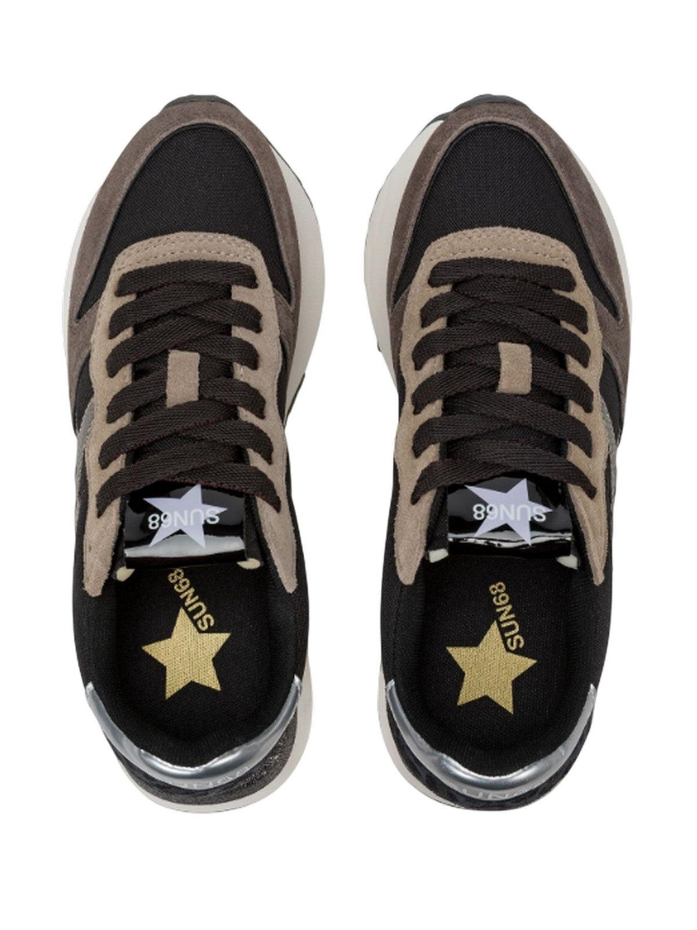 SUN68 Sneakers laag in Zwart