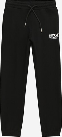 DIESEL Tapered Pants 'LPENSIU' in Black: front