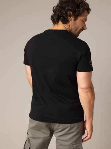 Deeluxe Shirt 'MOTORBIKE' in Zwart