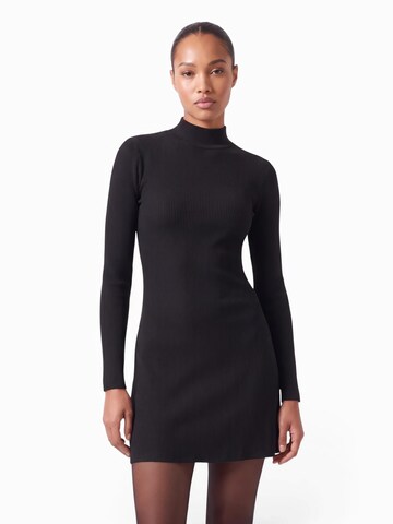 Robes en maille 'Marika' ABOUT YOU en noir : devant