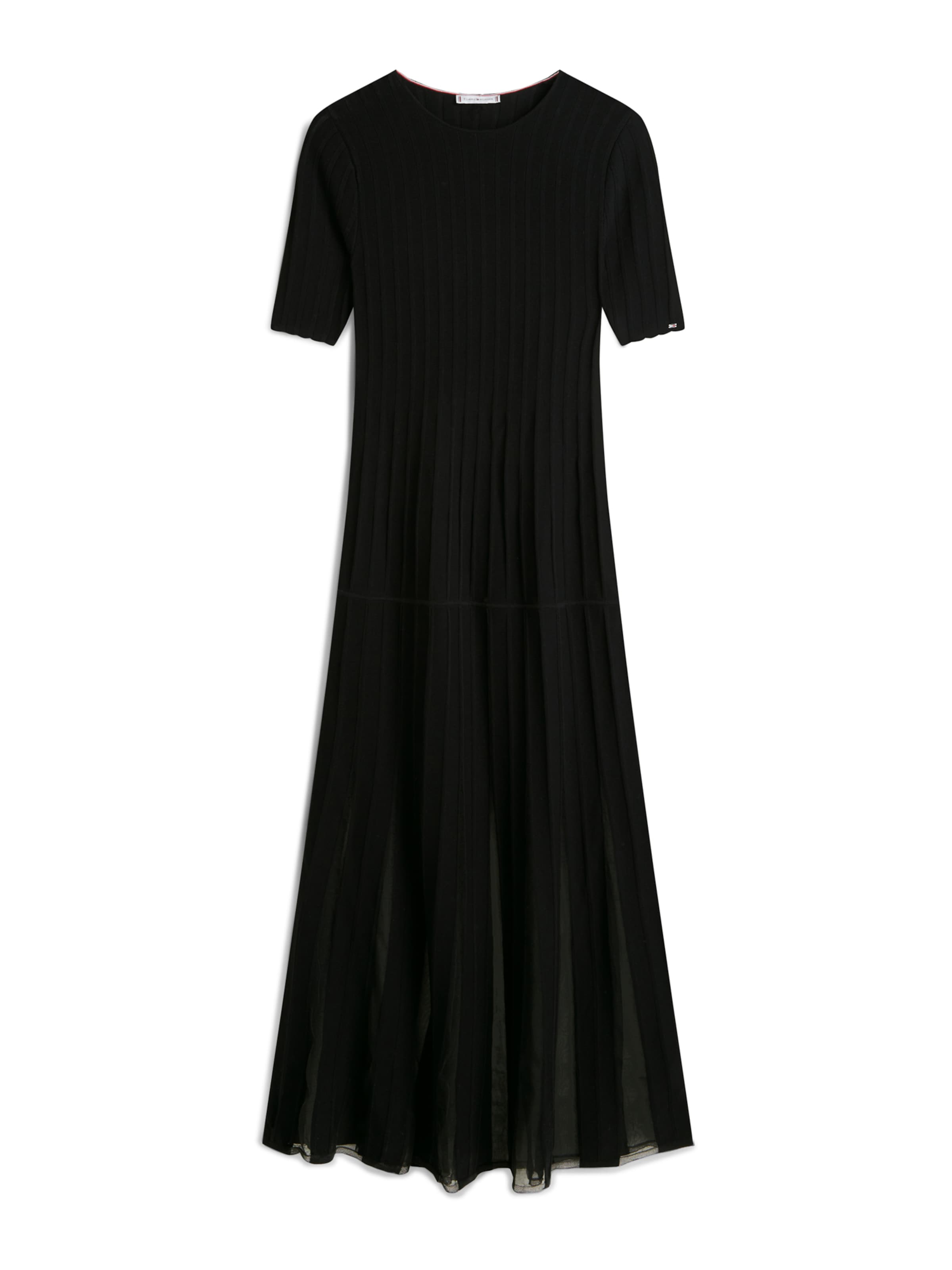 TOMMY HILFIGER Πλεκτό φόρεμα σε μαύρο: μπροστά