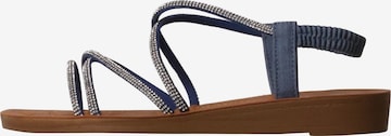 Super Mode Sandaal in Blauw: voorkant