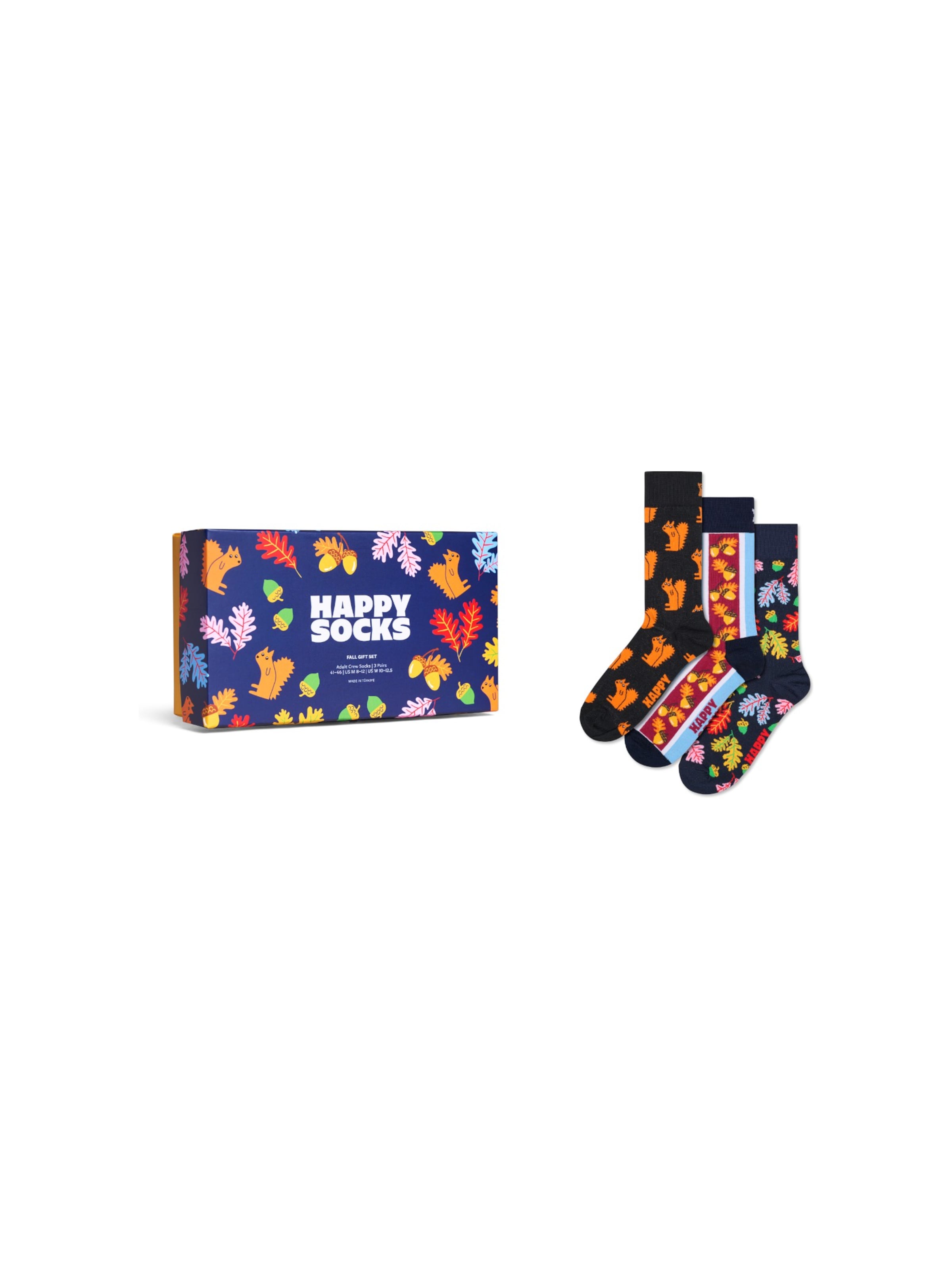 Happy Socks Socks '3-Pack Fall Socks Gift Set' in Black: front