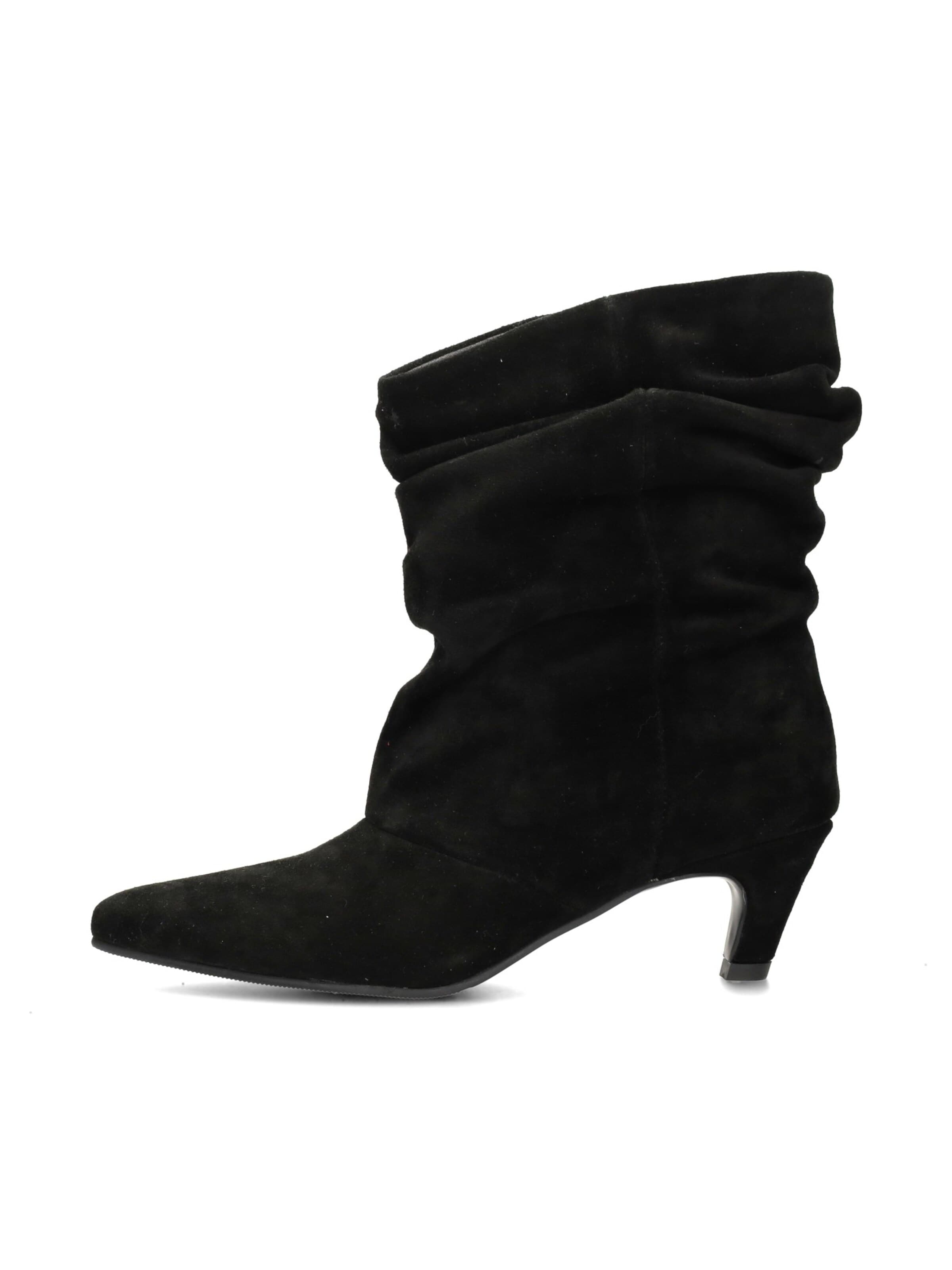Poelman Ankle Boots 'Poelman Hannah Damen Stiefel' in Black: front