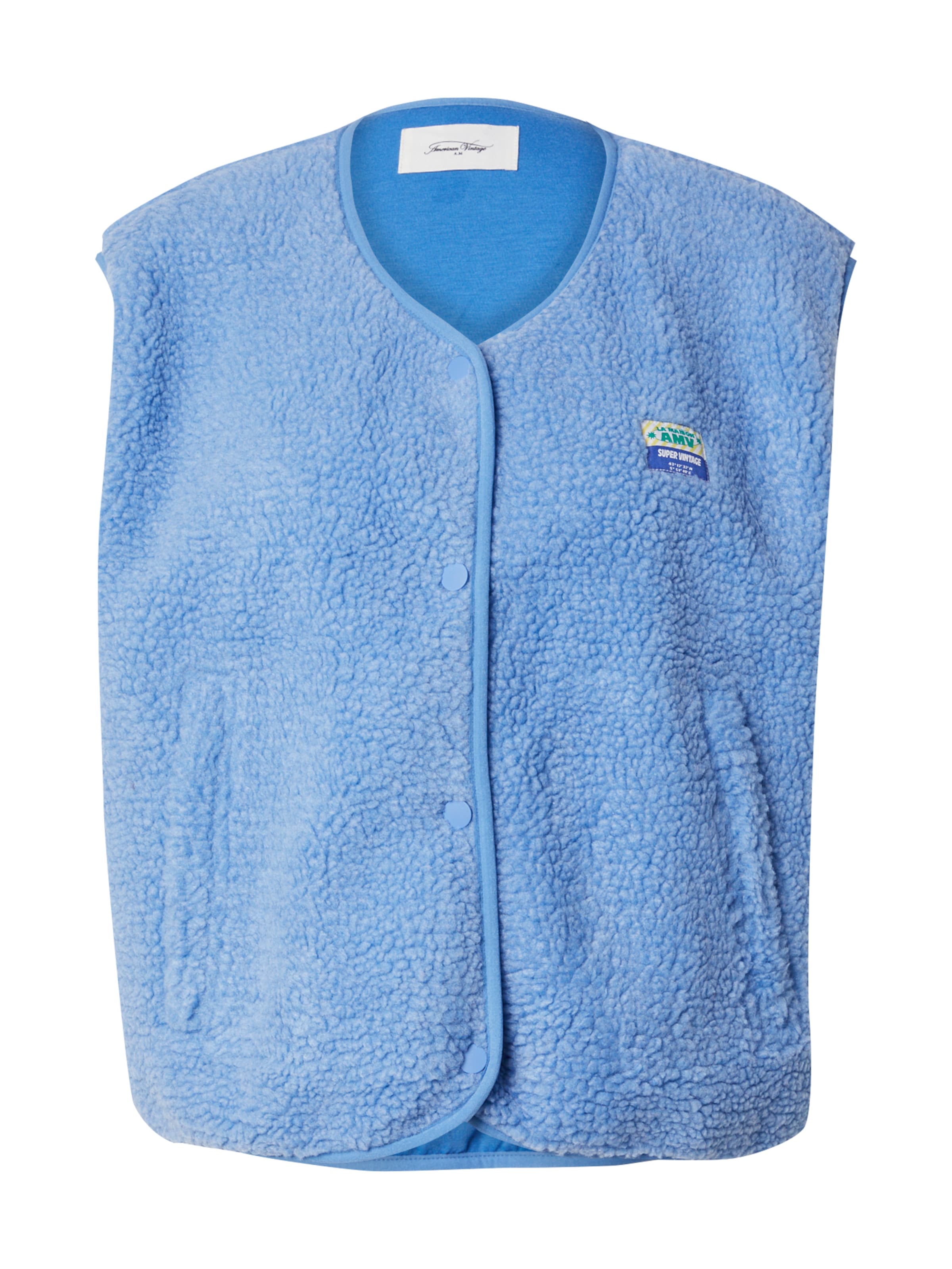 AMERICAN VINTAGE Vest 'HOKTOWN' in Blue: front