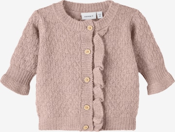 NAME IT Knit cardigan in Pink: front