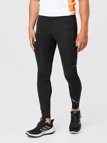 Coupe slim Pantalon de sport Lacoste Sport en noir : devant