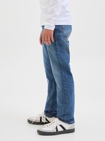 Coupe slim Jean 'JJIGLENN JJORIGINAL' Jack & Jones Junior en bleu