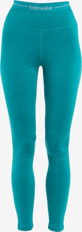 ICEBREAKERSkinny Sportske hlače '125ZoneKnit' - zelena boja: prednji dio